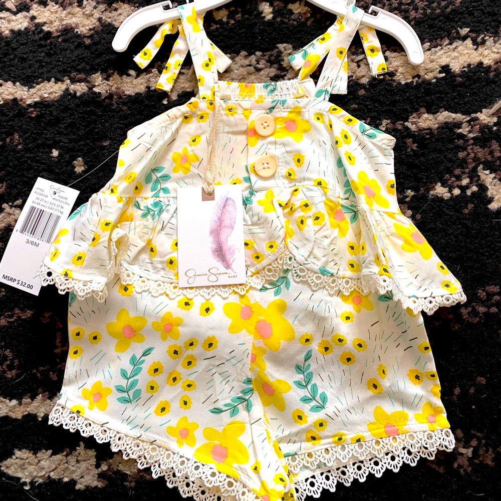 Jessica Simpson baby romper